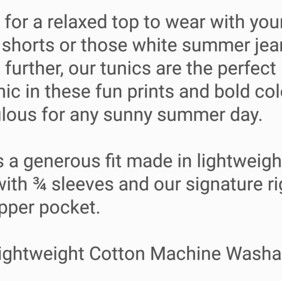 Tracey Negoshian Kaitlin 3/4 Sleeve Tunic - Picture 3 of 4